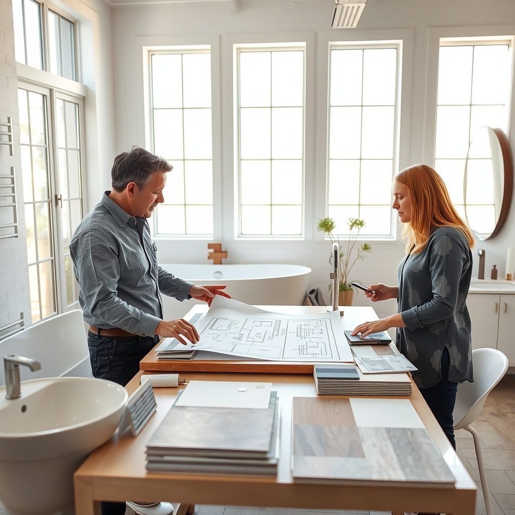 Bathroom renovation example