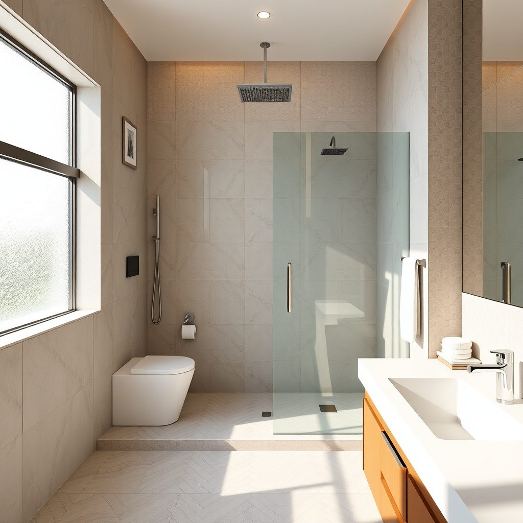 Custom Bathroom Layout